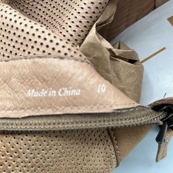 Dolce Vita Women’s 10 Side Zip Camel Perforated ankle bootie Coastal Cowgirl - Picture 10 of 12